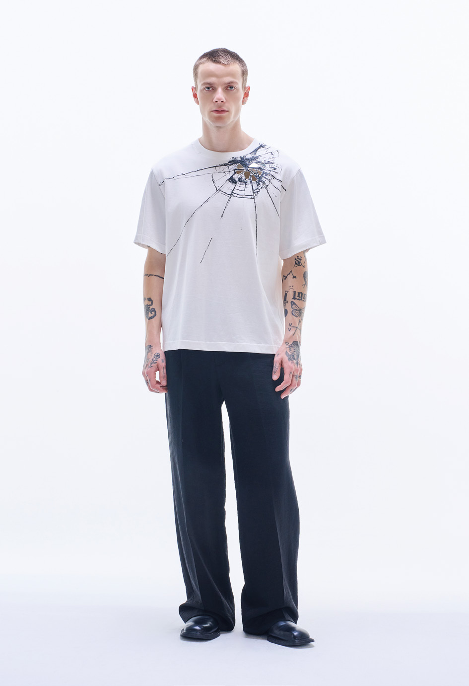 Viscose Linen Bell Bottom Pants