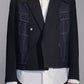 Deconstructed Cropped Denim Blazer