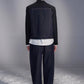 Deconstructed Cropped Denim Blazer