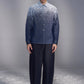 Snowflake-Printed Denim Shirt