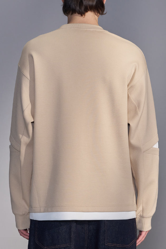 Slit-Sleeve Sweatshirt