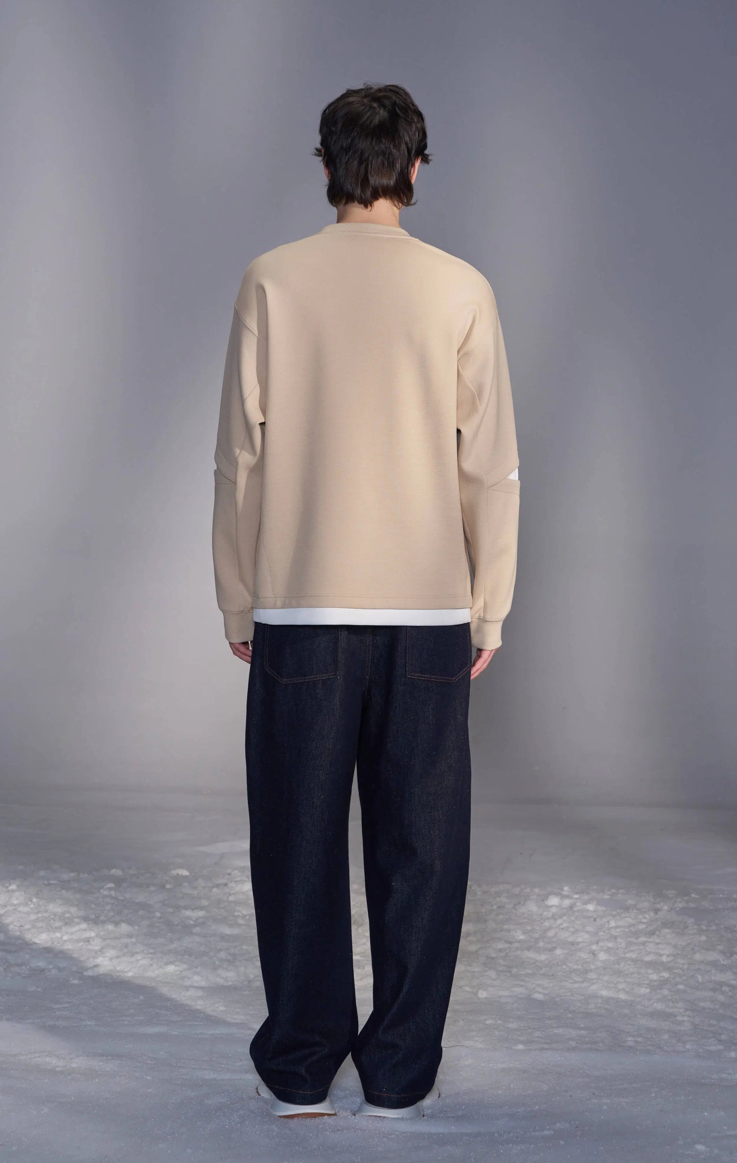 Slit-Sleeve Sweatshirt