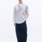 Pullover Shirt With Volume Collar