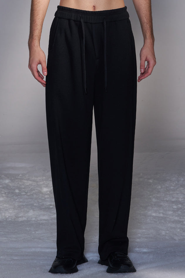 Moleskin Wide Leg Knit Pants