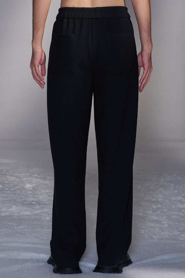 Moleskin Wide Leg Knit Pants