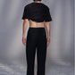 Moleskin Wide Leg Knit Pants