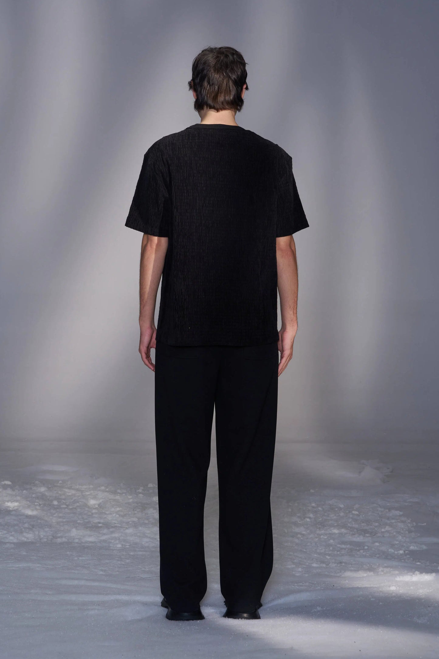 Moleskin Wide Leg Knit Pants