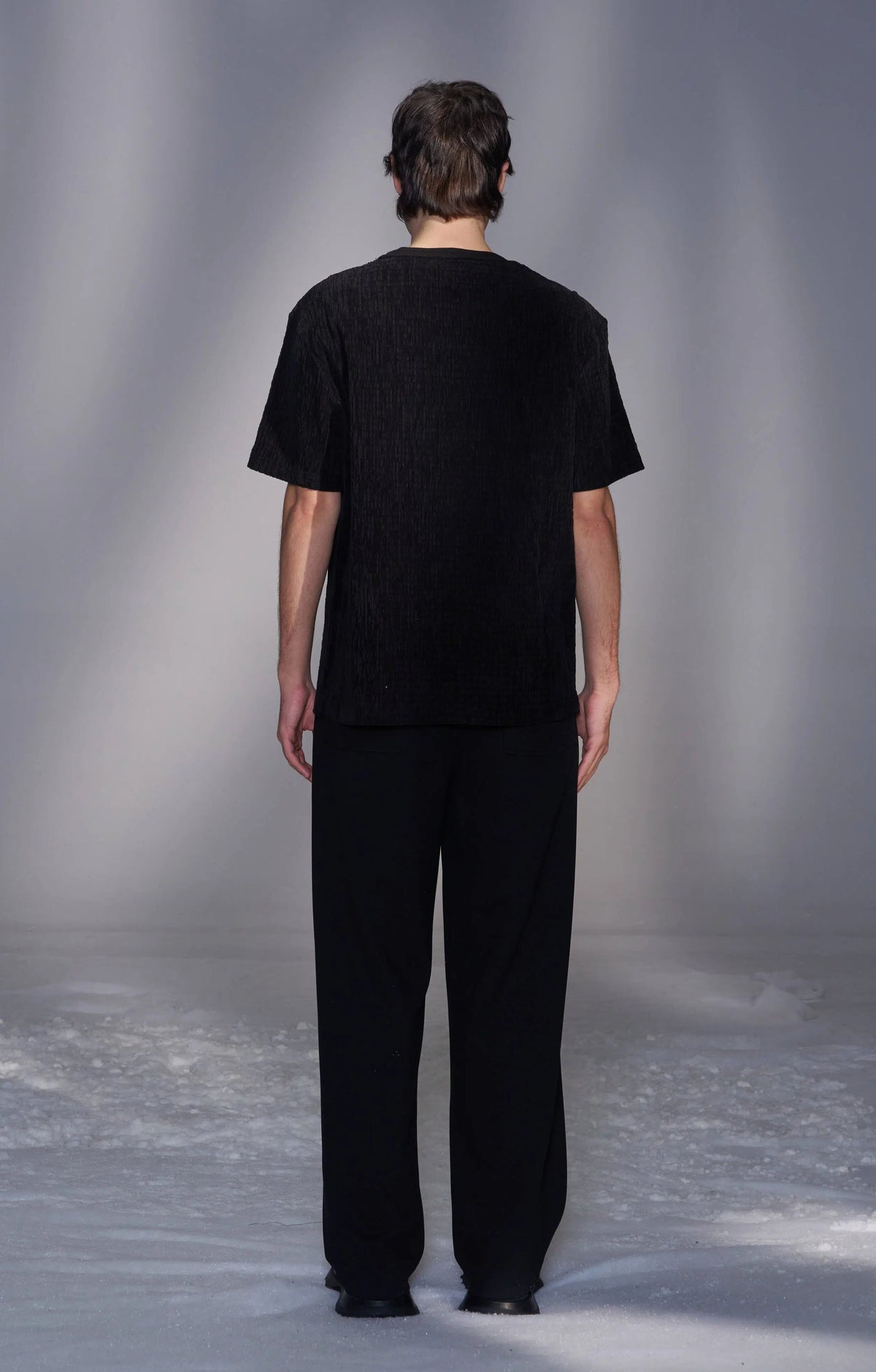 Smocked Corduroy T-Shirt