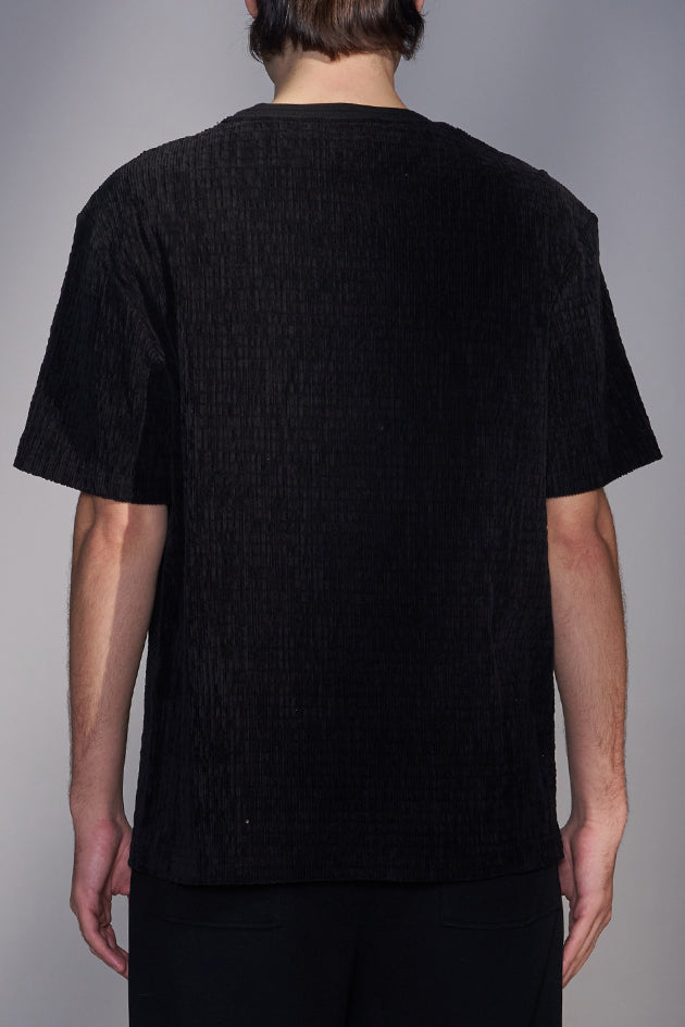 Smocked Corduroy T-Shirt