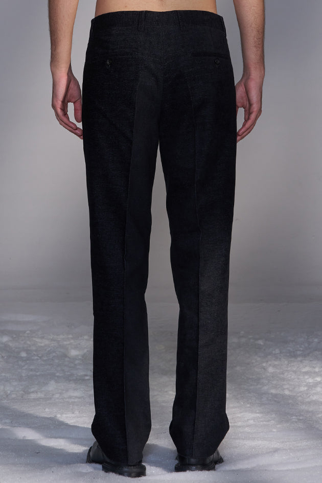 Moleskin Straight-Leg Suit Trousers