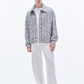 Cotton Tweed Zipper Jacket