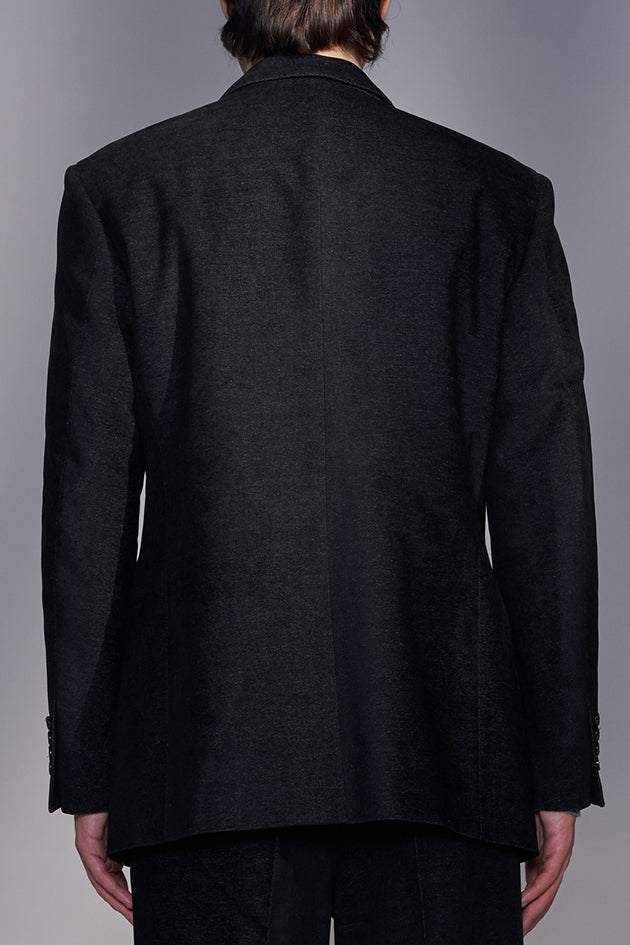 Moleskin Blazer with Contrast Lapels