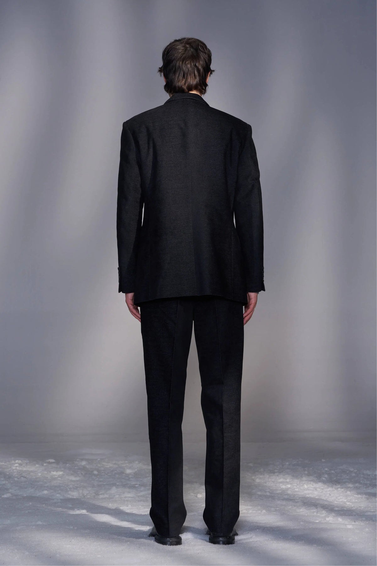 Moleskin Blazer with Contrast Lapels