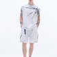 Vest With Broken Glass Pattern