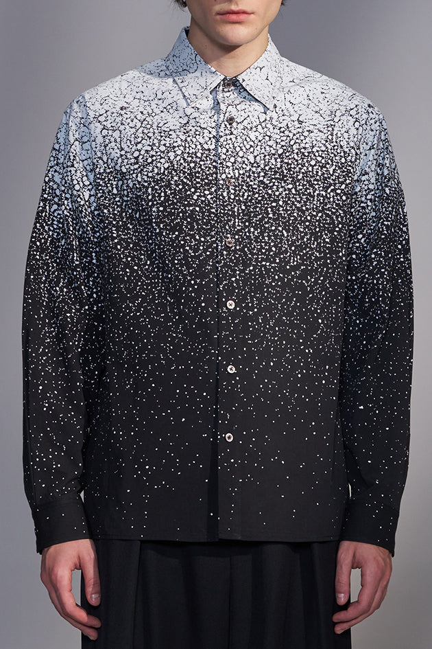 Snowflake-Printed Shirt