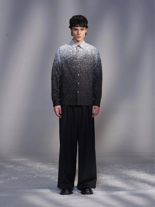 Snowflake-Printed Shirt
