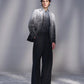 Snowflake-Embroidered Wool Blazer
