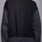 Stand-Collar Pleated Zip-Up Jacket