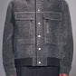 Moleskin Jacket with Knit Collar