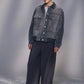Moleskin Jacket with Knit Collar