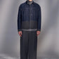 Denim Jacket with Contrast Hem