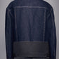 Denim Jacket with Contrast Hem
