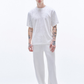 Baggy Fit Cotton Pants With Drawstring Waist