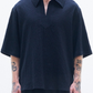 Crepe Cotton Pullover Shirt