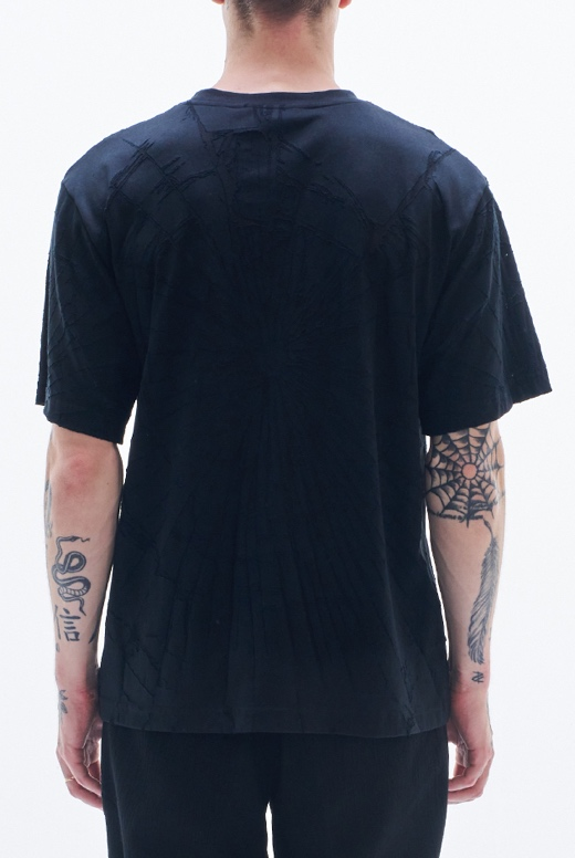 Tee with Burnt-Out Pattern