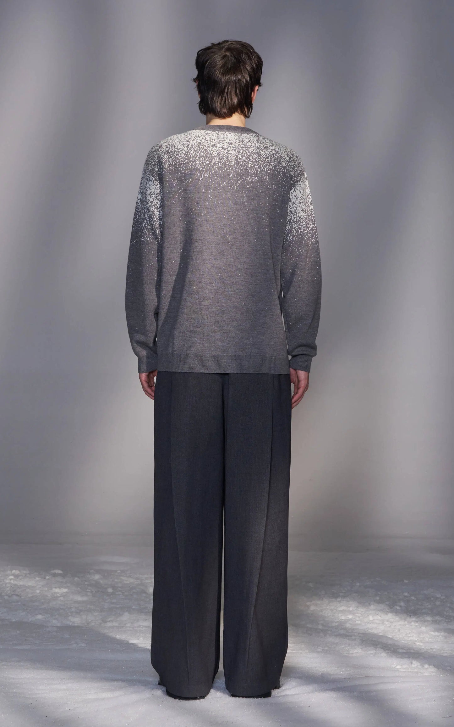 Wide-Leg Big-Pleated Pants