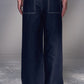 Denim Pants With Slight Bell Bottom
