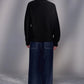 Quarter-Button Wool Sweater