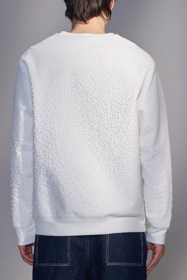 Snowflake-Embroidered Sweatshirt