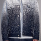 Snowflake-Embroidered Denim Jacket