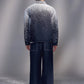 Snowflake-Embroidered Denim Jacket