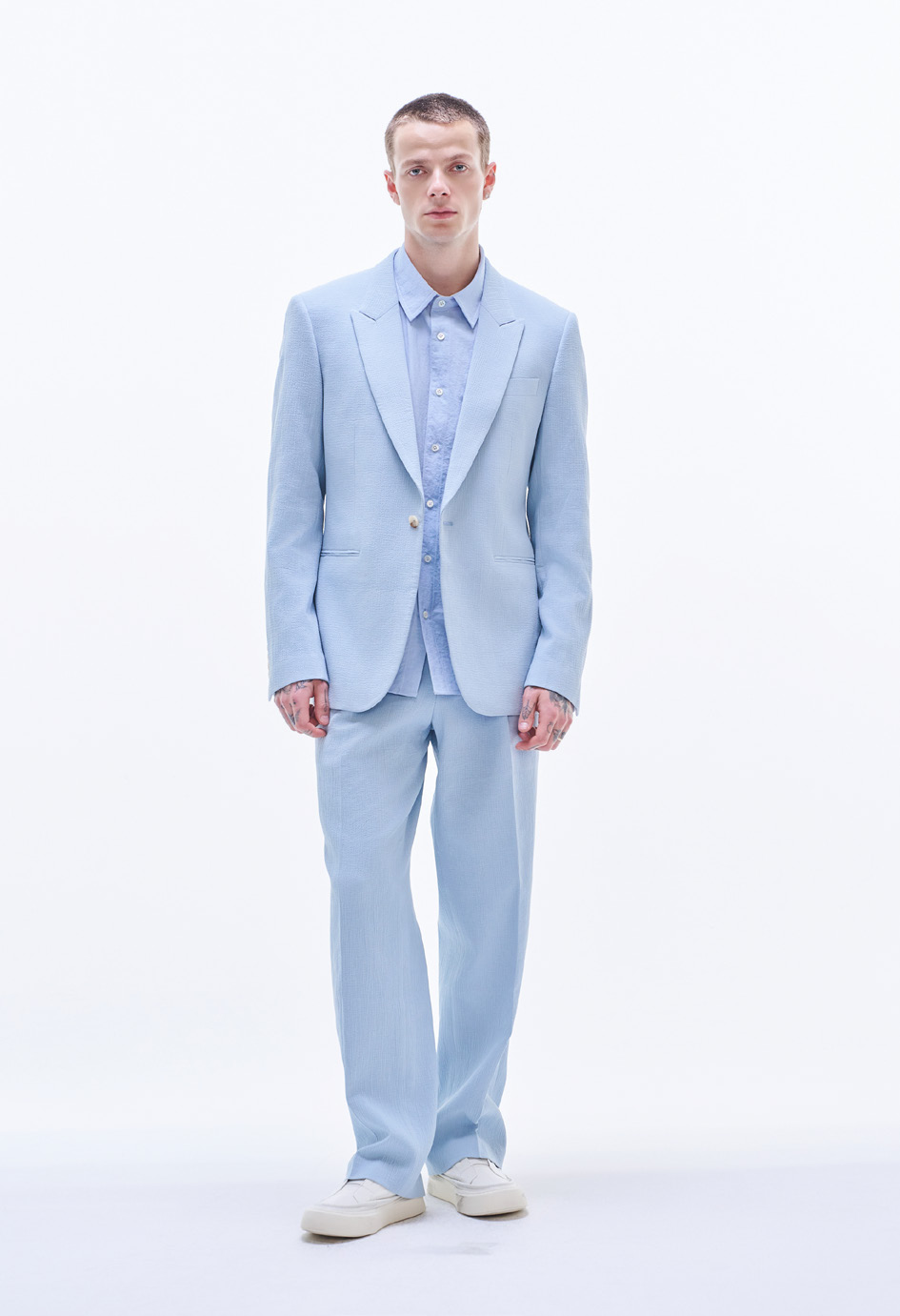Crepe Cotton Blazer