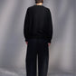 Balloon-Fit Cotton-Wool Twill Pants