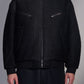 Bouclé Zip-Up Bomber Jacket
