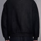 Bouclé Zip-Up Bomber Jacket