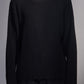 Ribbed Sweater with Raw-Edge Hem and Cuffs