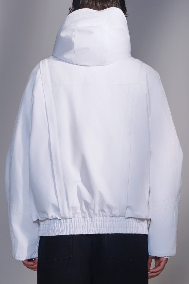 Snowflake-Embroidered Hoodie