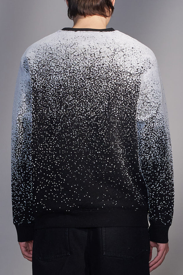 Snowflake-Embroidered Sweatshirt