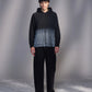 Gradient Sweater Print Hoodie