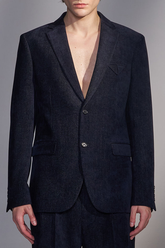 Moleskin 2-Button Tailored Blazer