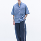 Yarn Dyed Fabric Short Sleeve Shirt