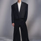 Cropped Oversized Double-Breasted Blazer
