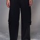 Baggy Knee-Pleated Pants