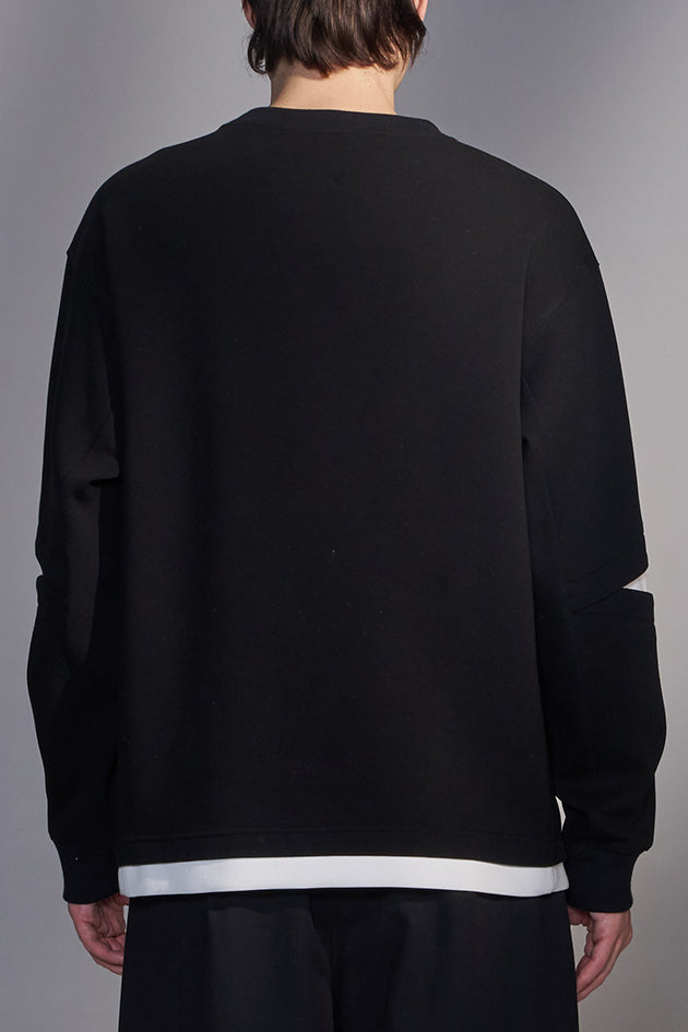 Slit-Sleeve Sweatshirt