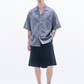 Yarn Dyed Fabric Short Sleeve Shirt