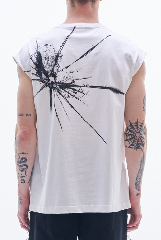 Vest With Broken Glass Pattern